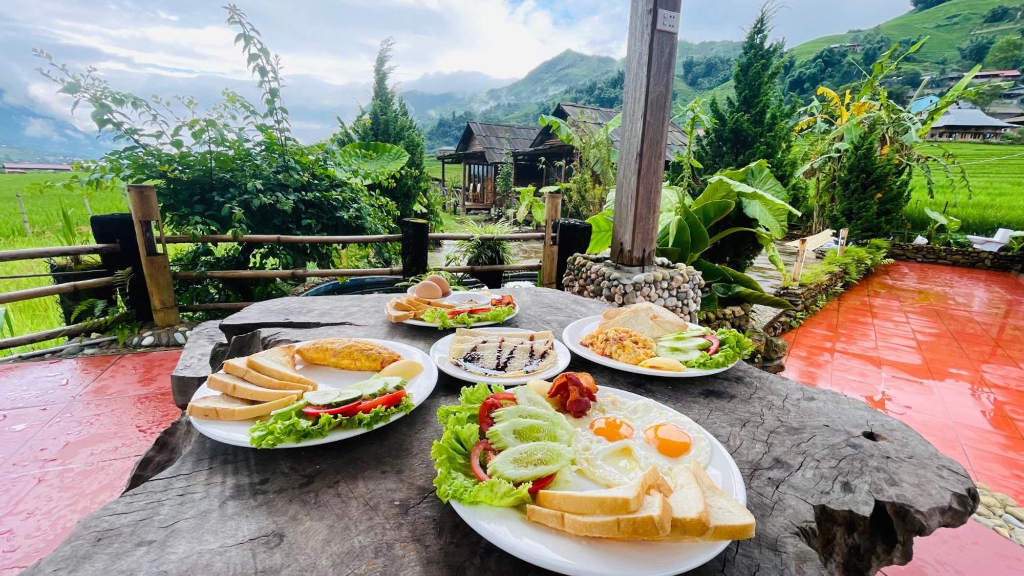 Eco Rice Fields House Vandrarhem Sapa Exteriör bild
